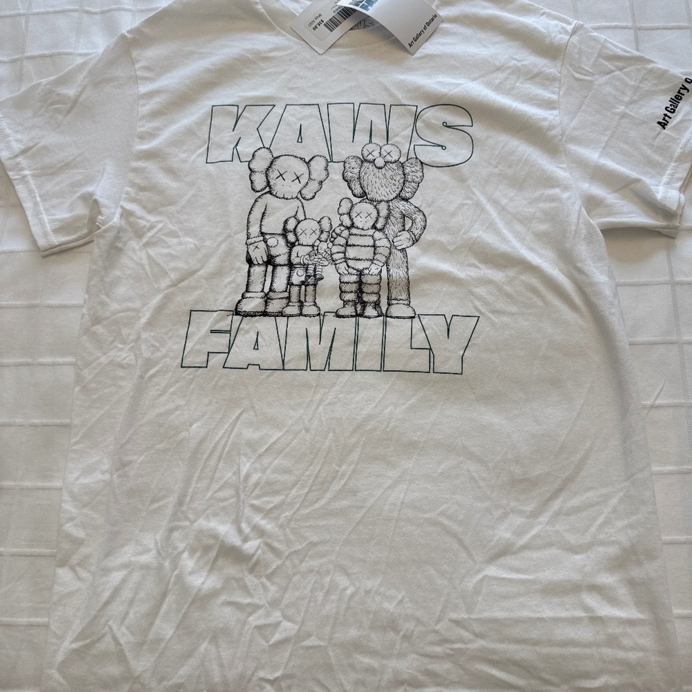 Kaws Family t-shirt from Art Gallery of Ontario, tags on, never worn